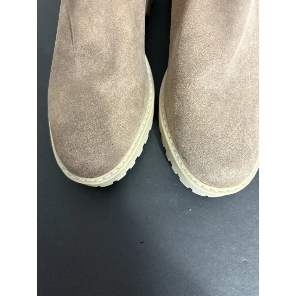 NWT‎ Dolce Vita Suede Waterproof Ankle Boots Tan Suede Size 10 Rango
